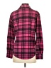 Riders by Lee 100% Polyester Plaid Pink Long Sleeve Blouse Size S - photo 2