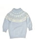Baby Gap Chevron-herringbone Blue Pullover Sweater Size 3 - photo 1