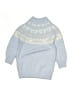 Baby Gap Chevron-herringbone Blue Pullover Sweater Size 3 - photo 2