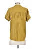 J.Crew 100% Viscose Yellow Short Sleeve Blouse Size XS - photo 2
