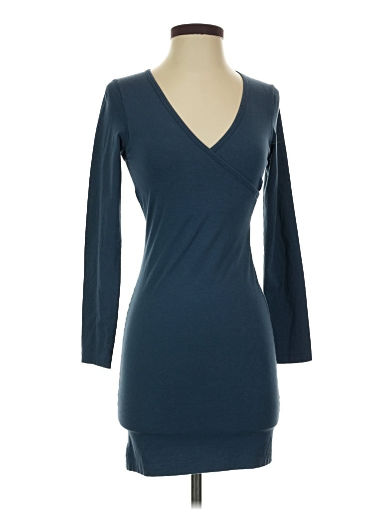 Pre-owned American Apparel Casual Dress In Blue