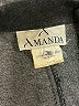 Amanda 100% Polyester Gray Coat Size 36 - photo 6