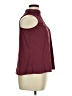 Xhilaration Burgundy Sleeveless Blouse Size XL - photo 4