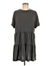 Unbranded Solid Gray Casual Dress Size M - photo 1