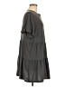 Unbranded Solid Gray Casual Dress Size M - photo 4