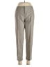 Ecru Solid Gray Dress Pants Size 4 - photo 1