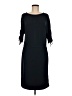Ellen Tracy Solid Black Casual Dress Size M - photo 1