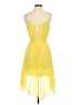 Bebe Solid Yellow Cocktail Dress Size XS - photo 2