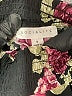 Socialite 100% Polyester Floral Black Long Sleeve Blouse Size S - photo 7