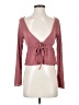 Almost Famous Pink Long Sleeve Top Size S - photo 1