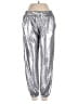 David Lerner 100% Polyester Metallic Silver Casual Pants Size XS - photo 1