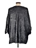 Umgee 100% Polyester Metallic Gray 3/4 Sleeve Blouse Size L - photo 2