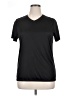 Hanes 100% Polyester Black Short Sleeve Top Size XL - photo 1