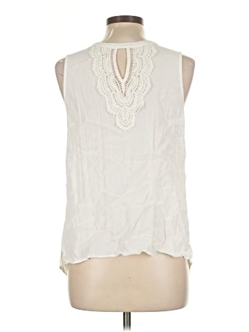 Pale Sky Sleeveless Blouse (view 2)