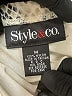 Style&Co 100% Nylon Paisley Gray Formal Skirt Size M - photo 4