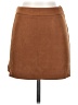 Shein Solid Brown Casual Skirt Size S - photo 1