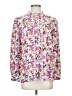 Suncoo 100% Viscose Floral Pink Long Sleeve Blouse Size XS - photo 1