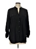 Nine West Black 3/4 Sleeve Button-Down Shirt Size L - photo 1