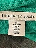 Sincerely Jules Green Cardigan Size M - photo 4