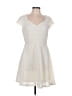 No Boundaries 100% Polyester Ivory Casual Dress Size L - photo 1