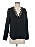 Cooper & Ella Black Long Sleeve Blouse Size XS (0) - photo 1