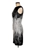 SD Collection Graphic Silver Cocktail Dress Size 6 - photo 5