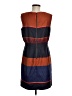 Ann Taylor LOFT 100% Polyester Graphic Brown Casual Dress Size 8 - photo 2