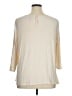 Left Coast by Dolan 100% Polyester Ivory 3/4 Sleeve Top Size 1X - photo 2