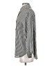 MNG Stripes Silver Long Sleeve Blouse Size 2 - photo 5