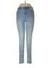 Divided by H&M Solid Blue Jeans Size 6 - photo 1
