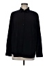 Uniqlo Solid Black Long Sleeve Button-Down Shirt Size M - photo 1