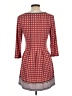 Max Studio Argyle Red Casual Dress Size L - photo 2