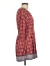 Max Studio Argyle Red Casual Dress Size L - photo 4