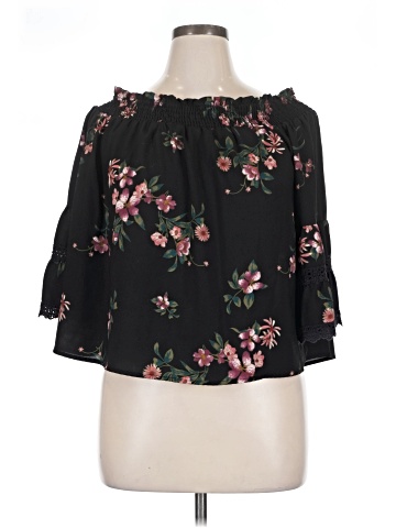 Jolt 3/4 Sleeve Blouse (view 1)