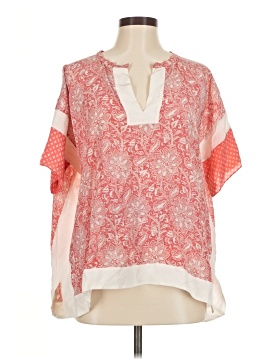 Rebecca Taylor Short Sleeve Silk Top
