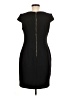Sandra Darren Solid Black Cocktail Dress Size 6 - photo 2