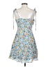 BCBGeneration Floral Blue Casual Dress Size S - photo 2