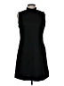 Unbranded Solid Black Casual Dress Size L - photo 1