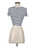 Zara Stripes Ivory Short Sleeve Turtleneck Size S - photo 2