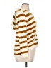 Derek Heart 100% Polyester Stripes Gold Pullover Sweater Size XL - photo 4