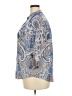 Unbranded Paisley Blue 3/4 Sleeve Blouse Size XXL - photo 5
