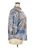 Unbranded Paisley Blue 3/4 Sleeve Blouse Size XXL - photo 4