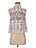 Galvan Ivory Sleeveless Blouse Size 2 - photo 1