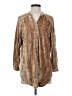 Cato Brown Long Sleeve Blouse Size S - photo 1