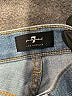 7 For All Mankind Hearts Blue Jeans Size 28 waist - photo 4