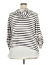 Miss Chievous 100% Rayon Stripes Ivory Blazer Size 22 - 24 - photo 2