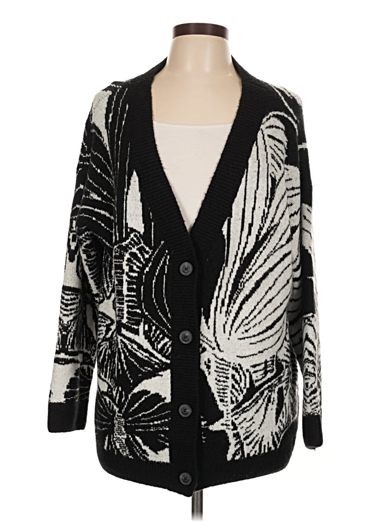 Pre-owned Desigual Cardigan Sweater In Black