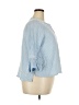 Crown & Ivy Blue 3/4 Sleeve Blouse Size XXL - photo 4