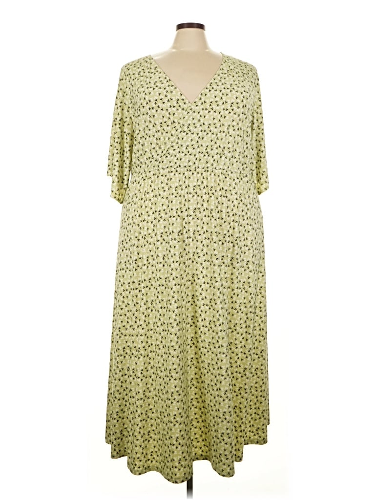 Pre-owned Ellos Casual Dress In Green