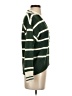 Zaful Stripes Green Pullover Sweater Size S - photo 4